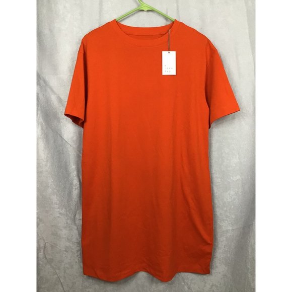 A New Day T-Shirt Dress/Skirt Orange Size Small NWT - Picture 1 of 10